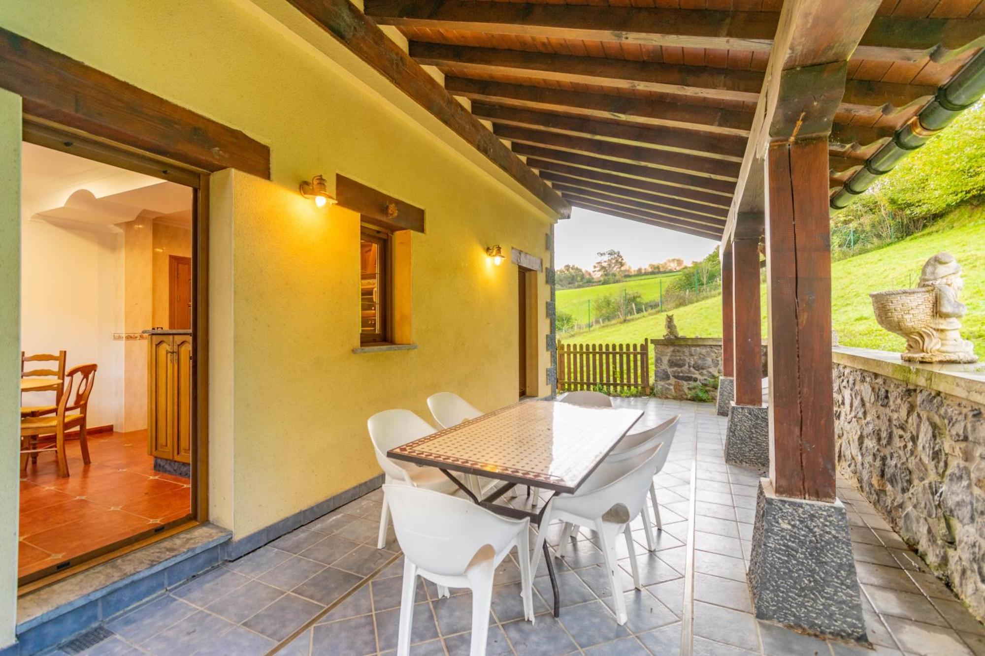 Casa Toki Eder, Espaciosa Casa Rural Para Familias Y Amigos Con Vistas Al Valle Uztegui Bagian luar foto
