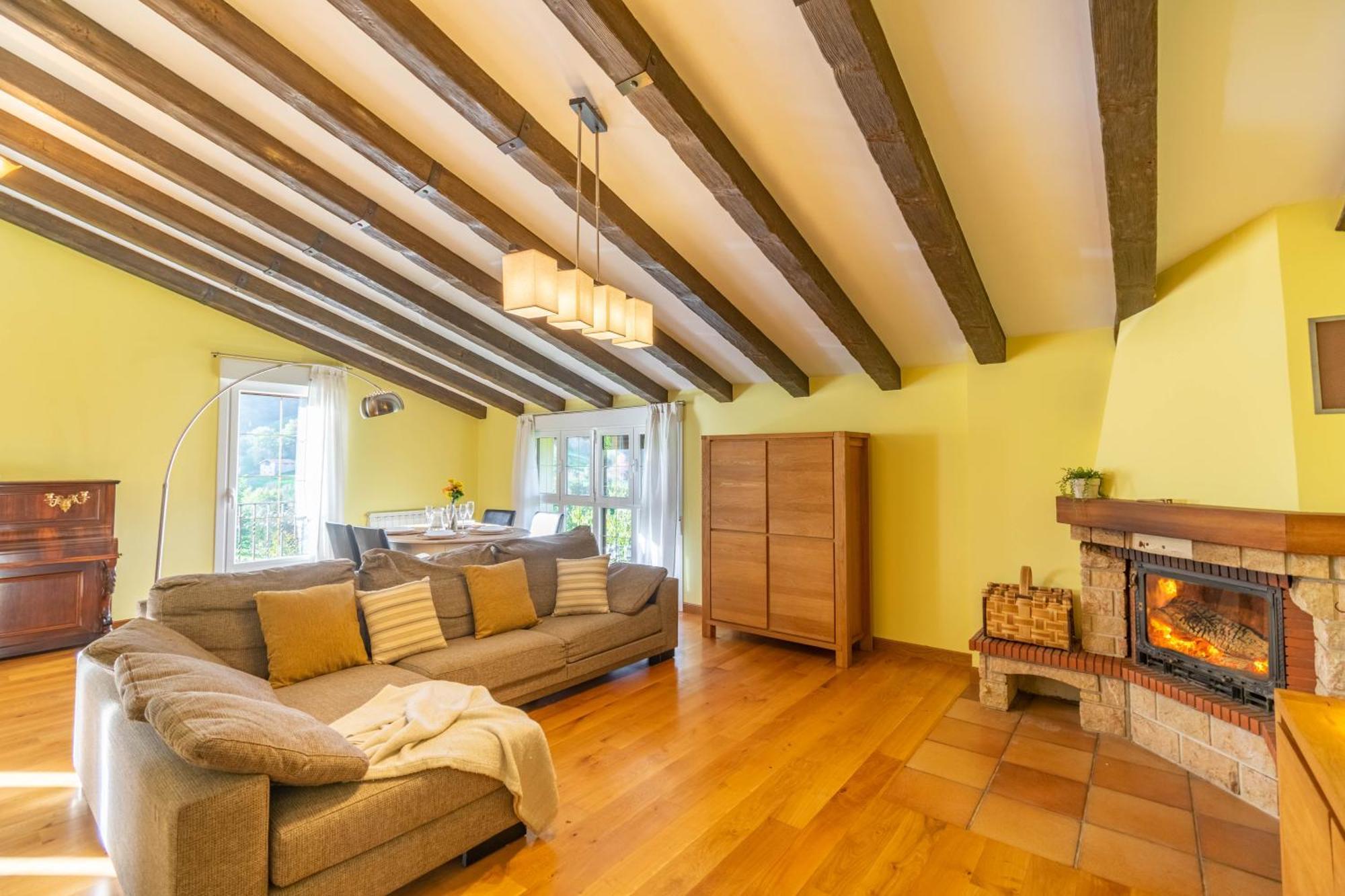 Casa Toki Eder, Espaciosa Casa Rural Para Familias Y Amigos Con Vistas Al Valle Uztegui Bagian luar foto